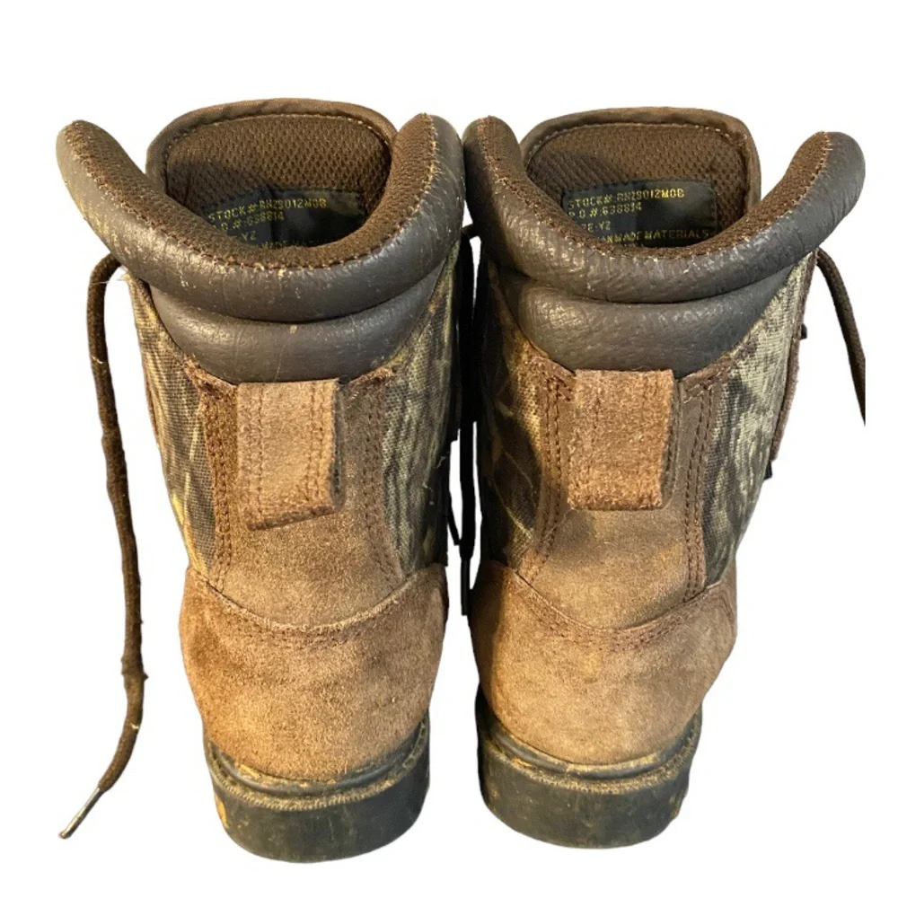 Redhead Hunting Boots Boys 2Y Medium Brown Camouflage 100% Waterproof RH29012MOB